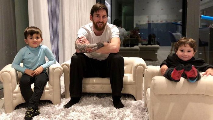 Lionel Messi, Thiago, dan Mateo Lionel Messi, Thiago, dan Mateo