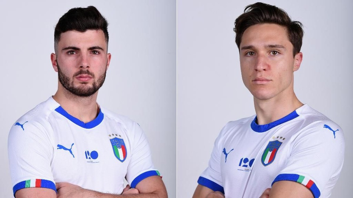 Patrick Cutrone dan Federico Chiesa jadi wajah baru di tim nasional Italia (Foto: David Villa/Getty Images)