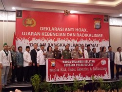 Sulsel Deklarasi Antihoax, Kapolda: Ini Tanggung Jawab Bersama