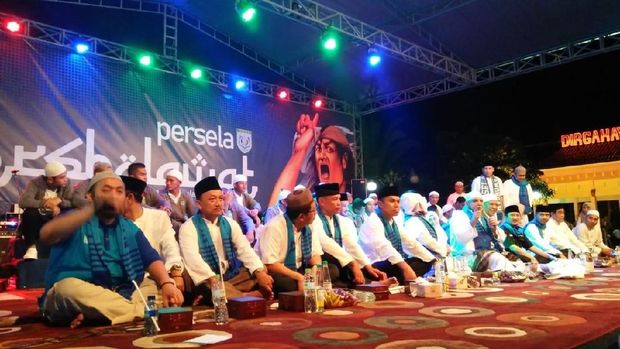 Gema Selawat Warnai Launching Persela