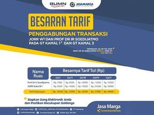 Bayar Tol JORR W1 & Sedyatmo Digabung di GT Kamal 1 dan 3