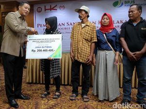 Ahli Waris Korban Crane Ambruk di Jatinegara Terima Santunan BPJS Ketenagakerjaan