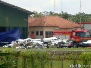 KNKT: Pesawat Latih yang Jatuh di Cilacap dalam Kondisi Hancur