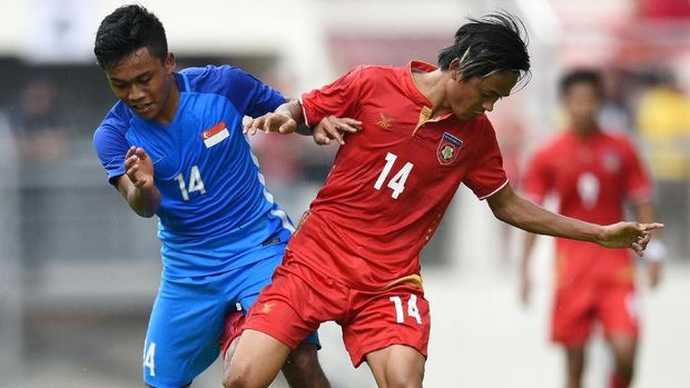 Timnas Singapura terpuruk di dua edisi Piala AFF.