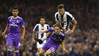 Real Madrid vs Juventus: 1-0 pada 1997/1998 dan 4-1 pada 2016/2017. Foto ini memperlihatkan laga final pada 3 Juni 2017. (Foto: Laurence Griffiths/Getty Images)