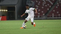 Bertanding di Stadion Nasional, Rabu (21/3/2018), Indonesia memimpin 1-0 di babak pertama lewat Febri Hariyadi di menit ke-44. (Foto: dok. PSSI)