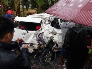 Mobil Tertabrak Kereta Api di Lebak, Tak Ada Korban Jiwa