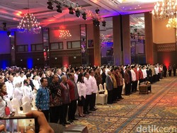 Didampingi Wiranto, Jokowi Hadiri Pembukaan Rapimnas Perindo