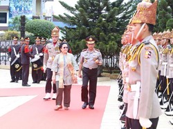 Megawati Disambut Karpet Merah, Polri: Beliau Presiden Ke-5 RI
