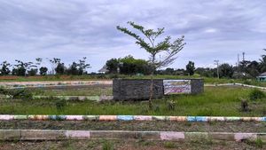 Foto: Proyek Taman Rp 2 M yang Dikorup Ramlan Kini Terbengkalai