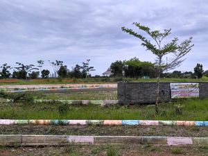 Foto: Proyek Taman Rp 2 M yang Dikorup Ramlan Kini Terbengkalai
