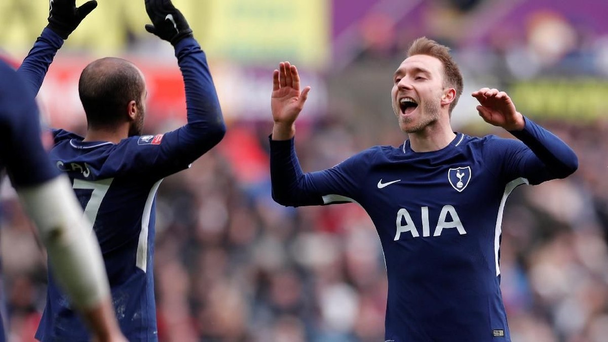 Christian Eriksen optimistis bisa dapat trofi bersama Tottenham Hotspur (Foto: Andrew Couldridge/Action Images via Reuters)