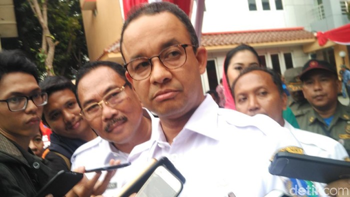 Gubernur DKI Jakarta Anies Baswedan, kelihatan lebih kurus nggak? (Fida-detikcom)