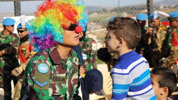 Prajurit Konga Gelar Perayaan Childrens Day di Lebanon