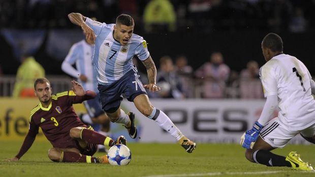 Mauro Icardi berpeluang masuk timnas Argentina di Piala Dunia 2018.