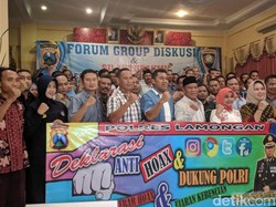 Tangkal Berita Hoax, Polres Lamongan Rekrut 100 Sukarelawan