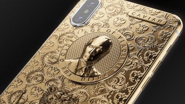 iPhone X Seharga Rp 68 Juta, Berlapis Emas Berwajah Putin