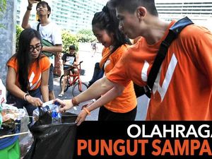 Suka Duka Olahraga Sambil Pungut Sampah, Titip Sampah Dibayar Push Up Suka Duka Olahraga Sambil Pungut Sampah, Titip Sampah Dibayar Push Up