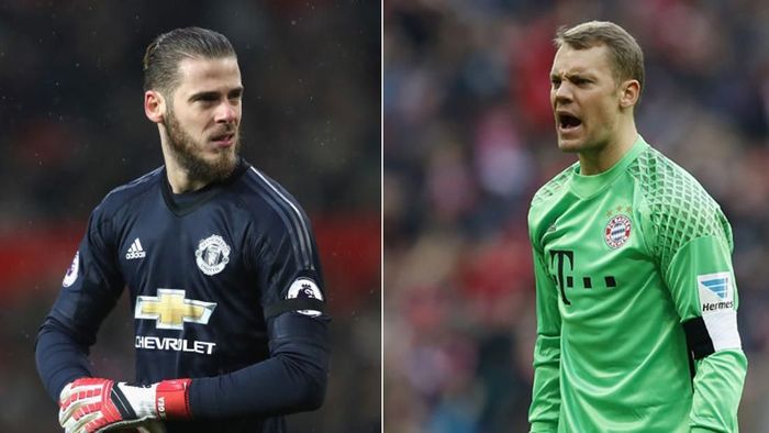 Adu jago Manuel Neuer dan David De Gea Adu jago Manuel Neuer dan David De Gea