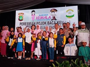 Polsek Kelapa Gading Kini Punya Taman Bacaan Dilengkapi Internet