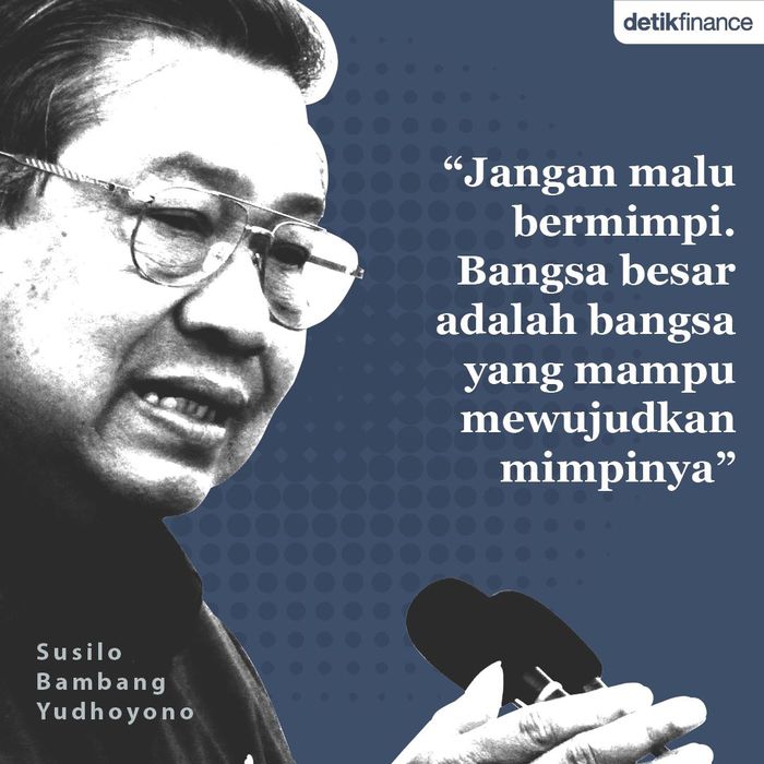 Susilo Bambang Yudhoyono, Presiden RI 2004-2014 dalam acara peluncuran kerangka Indonesia 2030 di Istana Negara, Jakarta, Kamis 22 Maret 2007 (Ilustrasi oleh Mindra Purnomo)