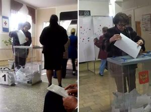 Warga Rusia Ketahuan Nyoblos 2 Kali Lewat Foto-foto Ini, Benarkah? Warga Rusia Ketahuan Nyoblos 2 Kali Lewat Foto-foto Ini, Benarkah?