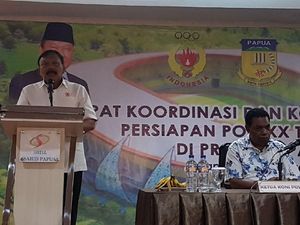Kunjungi Papua, KONI Gelar Rakordasi PON 2020
