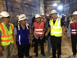 Sandiaga Cek Progres Underpass Matraman