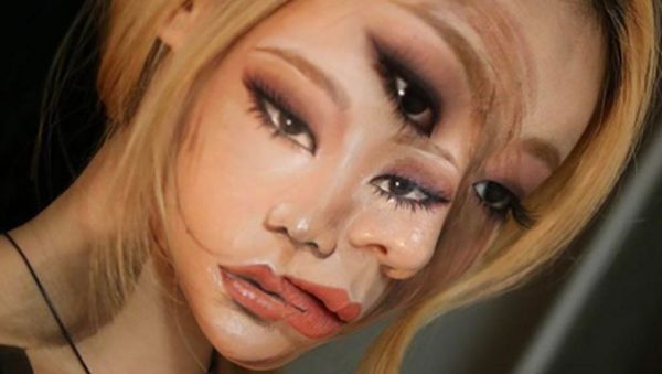 Keren! Makeup Ilusi Ini Bikin Mata Terbelalak