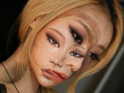 Keren! Makeup Ilusi Ini Bikin Mata Terbelalak