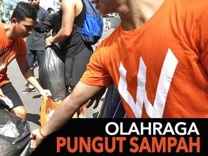 Asyiknya Plogging di Berbagai Kota, Olahraga Plus Pungut Sampah Bareng