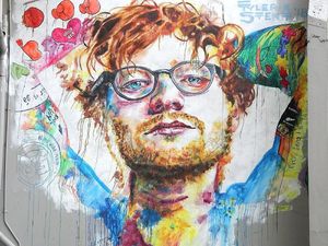 Mural Ed Sheeran yang Keren di Selandia Baru