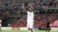 Septian David Maulana mencetak gol penutup, setelah sebelumnya Muhammad Hargianto menyumbang gol kedua untuk Indonesia. (Foto: dok. PSSI)
