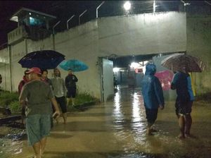 Lapas Jambi Banjir akibat Hujan Deras, 26 Narapidana Diungsikan