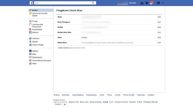 Cara Hapus Akun di Facebook