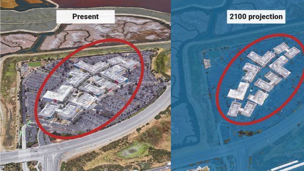 Markas Facebook dkk Diprediksi Tenggelam Tahun 2100