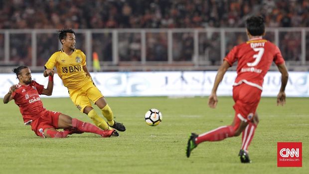 Pertandingan antara Bhayangkara FC dan Persija Jakarta berakhir tanpa pemenang.