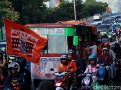 The Jak Jamin Jaga Ketertiban Saat Pawai Kemenangan Persija
