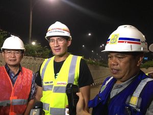 Sandiaga: Underpass Matraman Diuji Coba 1 April