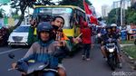 Jakmania Berbondong-bondong ke GBK