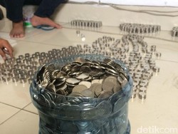 Koin Rp 1.000 dalam Galon Demi Honda CRF150L