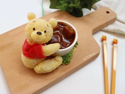 Imut dan Bikin Gemes! Bento Bentuk Totoro dan Winnie the Pooh