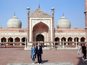 Foto: Presiden Jerman Kunjungi Salah Satu Masjid Terbesar di India