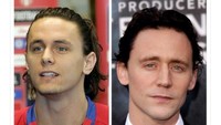 Neven Subotic, yang pernah membela Borussia Dortmund, punya kemiripan tersendiri dengan aktor Tom Hiddleston yang belakangan ngetop berkat karakter Loki yang ia perankan di dunia Marvel. (Foto: Internet)