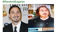 Zlatan Ibrahimovic adalah mantan bomber timnas Swedia. Di Bulgaria ada seorang jurnalis bernama Hristo Hristov yang sempat meramaikan dunia maya karena kemiripannya dengan Ibra. (Foto: Internet)