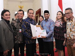 Terima Hasil Konferensi Musik, Jokowi Fokuskan Tata Kelola Karya