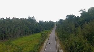 Jalan Perbatasan di Kalimantan, Dulu Rusak Sekarang Mulus