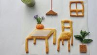 Kreatif! Menu Sarapan Ini Dibentuk Jadi Taman hingga Ruang Tamu