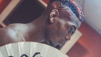 Menurut kalian cocok nggak Pogba memilih gaya rambut seperti ini? (instagram Pogba)