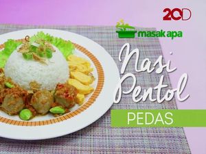 Nasi Pentol yang Pedasnya Menggoda